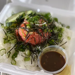 Spicy tuna don ($9.42)