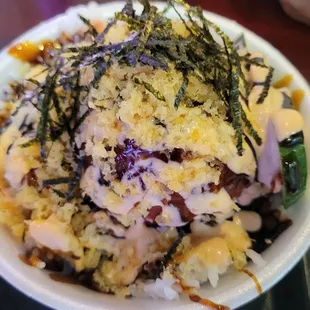 Spicy tina bowl Volcano style