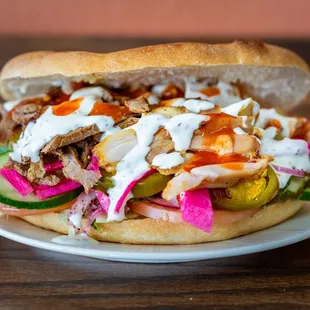 The Combo Beef &amp; Chicken Döner Sandwich