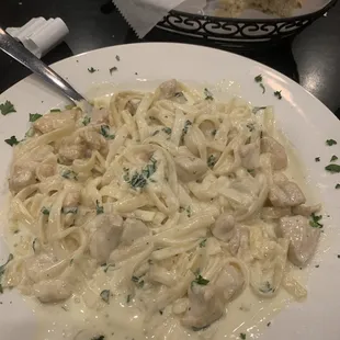 Chicken fettuccine Alfredo