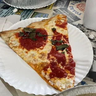 Slice of Margherita Pizza