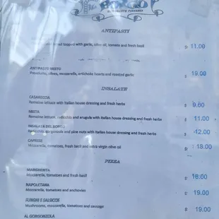 Menu 3 of 4 - 01/10/25 iL BORGO
