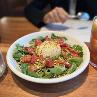 Burrata salad is seasonal and outstanding.