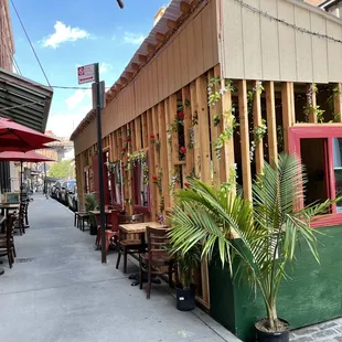 Outdoor area and seating