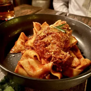Lamb ragu with papperdelle
