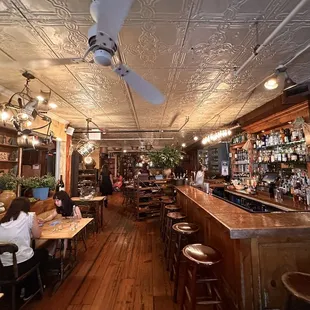 the interior of a restaurant