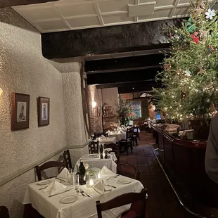 Cozy, but elegant Christmas decor.