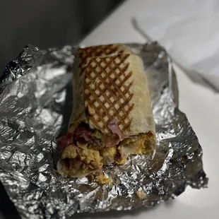 Grilled Chipotle Meatlover Burrito