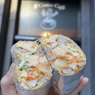 AMAAAzzZZINNNGGG!!!THIS WAS BY FAR THE BEST BREAKFAST BURRITO IVE EVER HAD!   The flavor, the combo! The EGGS! Cooked to perfection !