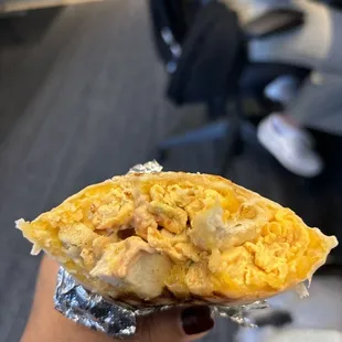 Grilled Chipotle Breakfast Burrito
