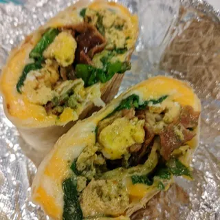 Grilled PESTO SPINACH Burrito