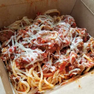 Meat Marinara Pasta