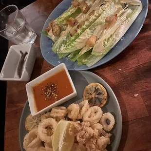 Calamari Fritti Insalata di Cesare