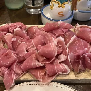 Prosciutto plate