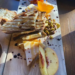 Cheese plate appetizer