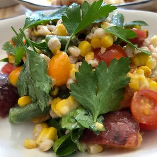 Roasted Peach and Faro Salad