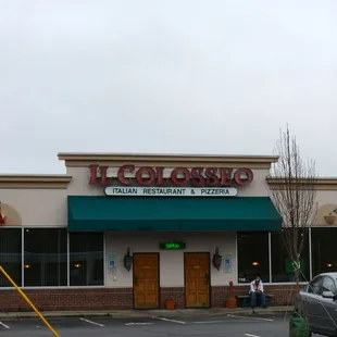 outside