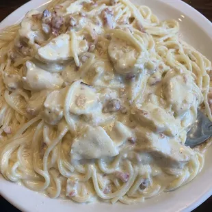 Chicken carbonara