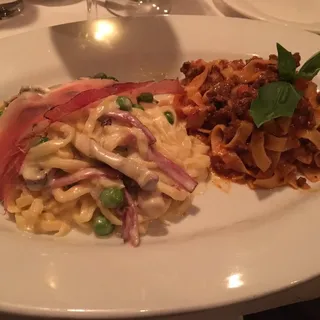 Pappardelle con Funghi, Tartufo e Provola