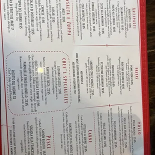 Menu April 2024