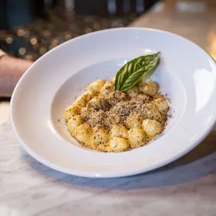Truffle ricotta gnocchi