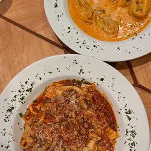 tortellaci special &amp; pappardelle boscaiola