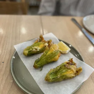 Squash blossoms