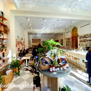 the interior of a store