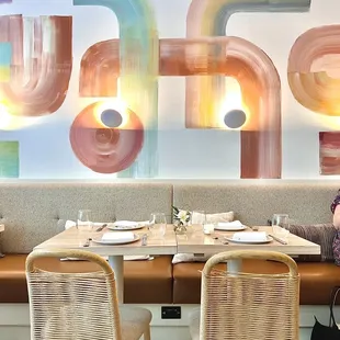 interior, sushi and sashimi