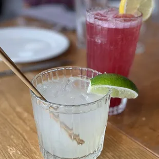 Milano Mule (front) and Tuscan Lemonade (back)