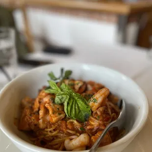 linguine alla siciliana (seasonal)