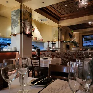 Dining area.
