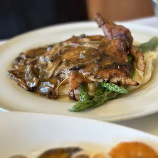 a plate of food on a table