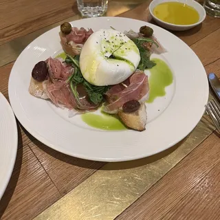Burrata con Prosciutto