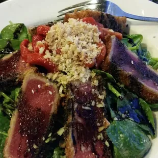 Panko Crusted Ahi Salad