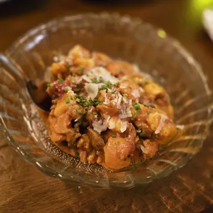 Gnocchi Salsiccia e Funghi