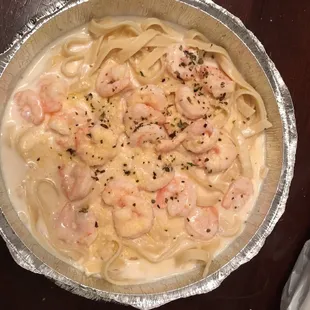 Shrimp alfredo