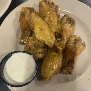 Garlic Parmesan wings