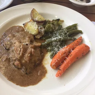 Scallopini ai Funghi Porcini