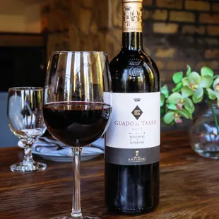 Pair your meal with any of our fine Italian red wines.