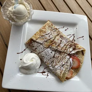 Yummy crepe!