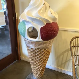 Large Ice Cream Display
