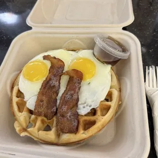 Crispy Bacon Waffle