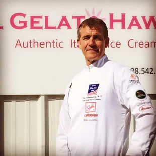 Owner and Gelato Team Captain of Culinary Gelato Team USA Dirk Koeppenkastrop
