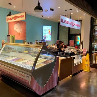 the inside of a restaurant