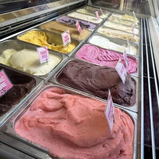 Gelato flavors!