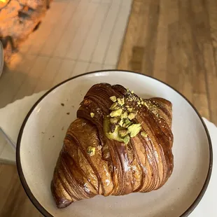 Pistachio croissant