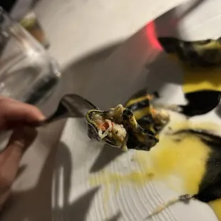 Ravioli Al Granchio ($48) cross section