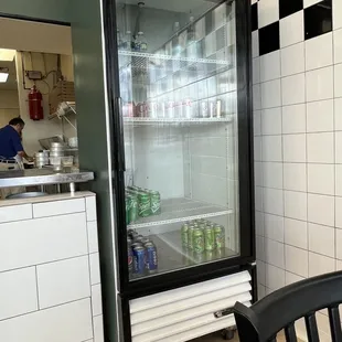 a refrigerated refrigerator
