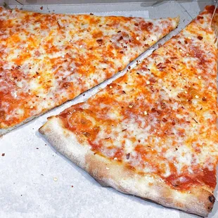 Plain cheese slices. $3/slice